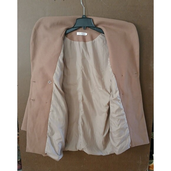 Women's XL Vintage Casual Modest Winter Peacoat Double Breasted Front Pockets - Picture 5 of 12